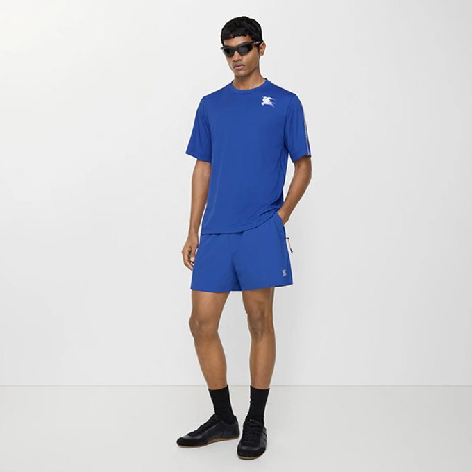 burberry elastic quick dry nylon five inch casual shorts
